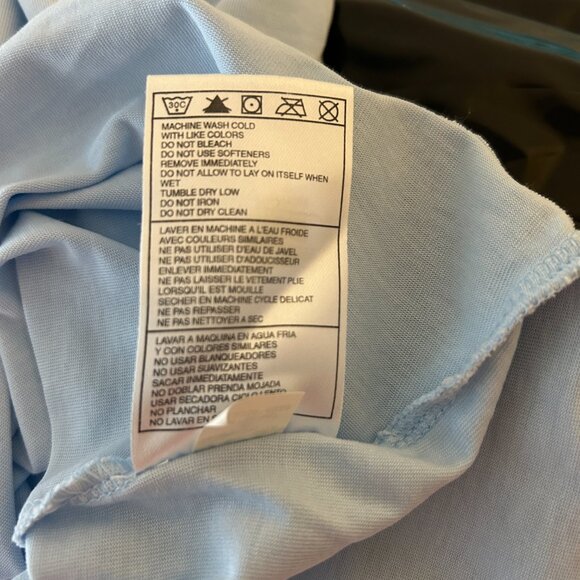 Nike "Fit Dry" Sports Tank Vintage 2000s baby blue dry-fit tank XL - Picture 5 of 6